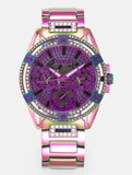 Guess Queen Multicolor Dial Multicolor Steel Strap Watch For Women - GW0464L4