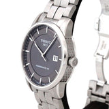 Tissot Luxury Powermatic 80 Grey Dial Silver Steel Strap Watch for Men - T086.407.11.061.00