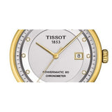 Tissot Luxury Powermatic 80 White Dial Silver Steel Strap Watch For Men - T086.408.22.036.00