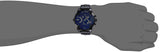 Diesel Little Daddy Blue Dial Black Leather Strap Watch For Men - DZ7257