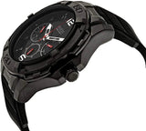 Guess Genesis Quartz Black Dial Black Silicone Strap Watch For Men - W1254G2