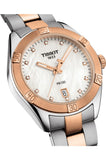 Tissot PR 100 Sport Chic Diamonds Mother of Pearl Dial Two Tone Steel Strap Watch for Women - T101.910.22.116.00