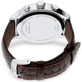 Tissot Chrono XL Classic Blue Dial Brown Leather Strap Watch For Men - T116.617.16.047.00