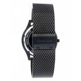 Michael Kors Slim Runway Black Dial Black Mesh Strap Watch for Women - MK8607