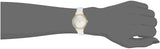 Michael Kors Cinthia Mother of Pearl Dial White Leather Strap Watch for Women - MK2662