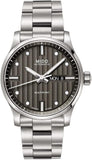 Mido Multifort Automatic Gray Dial Silver Steel Strap Watch For Men - M005.430.11.061.80