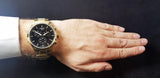 Tissot Chrono XL Classic Black Dial Gold Steel Strap Watch for Men - T116.617.33.051.00