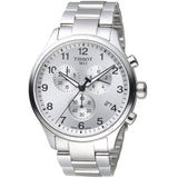 Tissot Chrono XL Classic Silver Dial Silver Steel Strap Watch For Men - T116.617.11.037.00