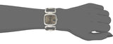 Gucci G Brown Square Brown Dial Silver Steel Strap Watch For Women - YA125402