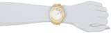 Marc Jacobs Rivera White Dial Gold Stainless Steel Strap Watch for Women - MBM3134