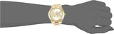 Michael Kors Slim Runway Analog Gold Dial Gold Steel Strap Watch For Women - MK3739