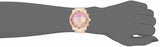 Guess Confetti Pink Dial Rose Gold Steel Strap Watch For Women - W0774L3