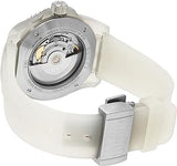 Gucci Dive Automatic White Dial White Rubber Strap Unisex Watch - YA136342