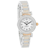 Coach Madison Crystals Silver Dial Two Tone Steel Strap Watch for Women - 14502404