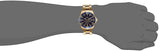 Guess Chaser Multifunction Blue Dial Gold Steel Strap Watch for Men - W0172G5