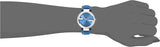 Gucci Interlocking Quartz Blue Dial Blue Leather Strap Watch For Women - YA133315