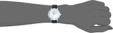 Emporio Armani Modern White Dial Black Leather Strap Watch For Women - AR11159