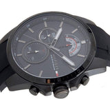 Tommy Hilfiger Decker Black Dial Black Rubber Strap Watch for Men - 1791352