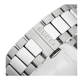 Gucci G Timeless Grey Dial Silver Steel Strap Watch For Men - YA126441