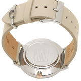 Coach Perry Silver DIal White Leather Strap Watch for Women - 14503116