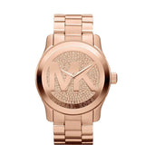 Michael Kors Runway Rose Gold Dial Rose Gold Steel Strap Watch for Women - MK5661