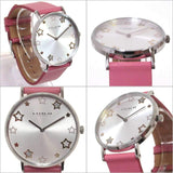 Coach Perry Mother of Pearl White Dial Pink Leather Strap Watch for Women - 14503243