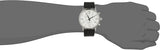 Calvin Klein Post Minimal White Dial Black Leather Strap Watch for Men - K7627120