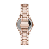 Michael Kors Lauryn Mother of Pearl Dial Rose Gold Steel Strap Watch for Women - MK3716