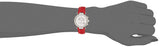 Michael Kors Parker Silver Dial Red Leather Strap Watch for Women - MK2278