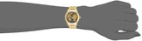 Michael Kors Layton Pave Blue Dial Gold Steel Strap Watch for Women - MK6243