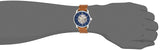 Fossil Commuter Automatic Skeleton Blue Dial Brown Leather Strap Watch for Men - ME3159