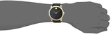 Movado Museum Black Dial Black Leather Strap Watch For Men - 606876