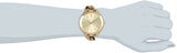 Michael Kors Runway Gold Dial Gold Steel Strap Watch for Women - MK3222