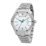 Maserati Circuito Silver Dial Silver Steel Strap Watch For Men - R8853127001