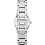 Burberry The City Diamonds Silver Dial Silver Steel Strap Watch for Women - BU9229