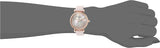 Emporio Armani Gianni T Bar Mother Of Pearl Pink Dial Pink Leather Strap Watch For Women - AR1958