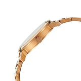 Burberry The City Light Brown Dial Rose Gold Steel Strap Watch for Women - BU9005