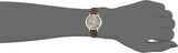 Emporio Armani Quartz Grey Dial Brown Leather Strap Watch For Women - AR11172