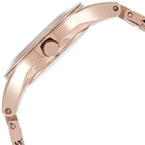 Emporio Armani Chiara Silver Dial Rose Gold Steel Strap Watch For Women - AR7362