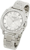 Coach Mini Boyfriend Diamonds Silver Dial Silver Steel Strap Watch for Women - 14501699