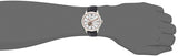 Fossil Townsman Automatic White Dial Black Leather Strap Watch for Men - ME3104