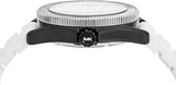 Michael Kors Maritime Analog White Dial White Silicone Strap Watch for Men - MK9159