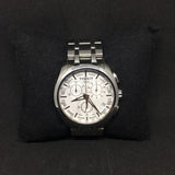 Tissot Couturier Chronograph White Dial Silver Steel Strap Watch For Men - T035.617.11.031.00