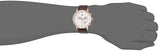 Tommy Hilfiger Evan White Dial Brown Leather Strap Watch for Men - 1710394