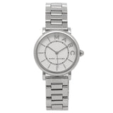 Marc Jacobs Roxy White Dial Silver Steel Strap Watch for Women - MJ3525