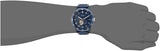 Fossil Crewmaster Sports Automatic Blue Dial Blue Leather Strap Watch for Men - ME3149