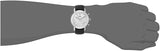 Fossil Buchanan Chronograph Silver Dial Black Leather Strap Watch for Men - FS5102