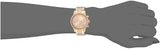 Michael Kors Ritz Chronograph Rose Dial Two Tone Steel Strap Watch for Women - MK6475