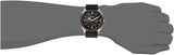 Fossil Machine Chronograph Black Dial Black Leather Strap Watch for Men - FS5120