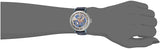 Fossil Boyfriend Skeleton Blue Dial Blue Leather Strap Watch for Women - ME3136